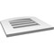 Ekena Millwork Arch Top Surface Mount PVC Gable Vent: Non-Functional, w/ 3-1/2"W x 1"P Standard Frame, 16"W x 42"H GVPAR16X4201SN - alternate 2